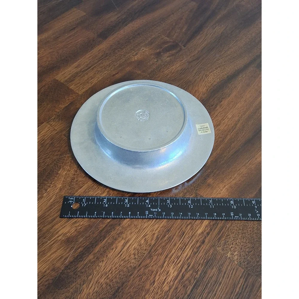 Wilton Armetale Fruit Harvest Wine Bottle Coaster with Cork Insert USA RWP Metal